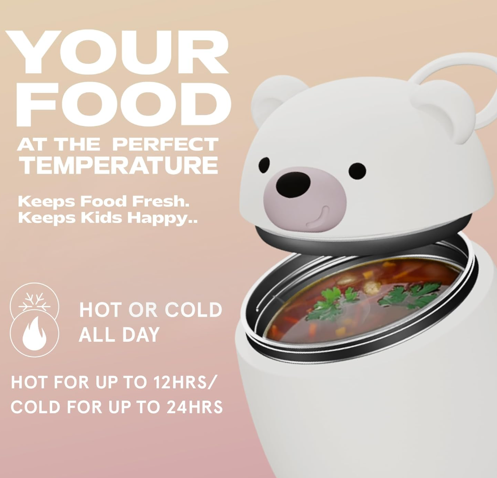 Asobu Bestie Bear Food Container