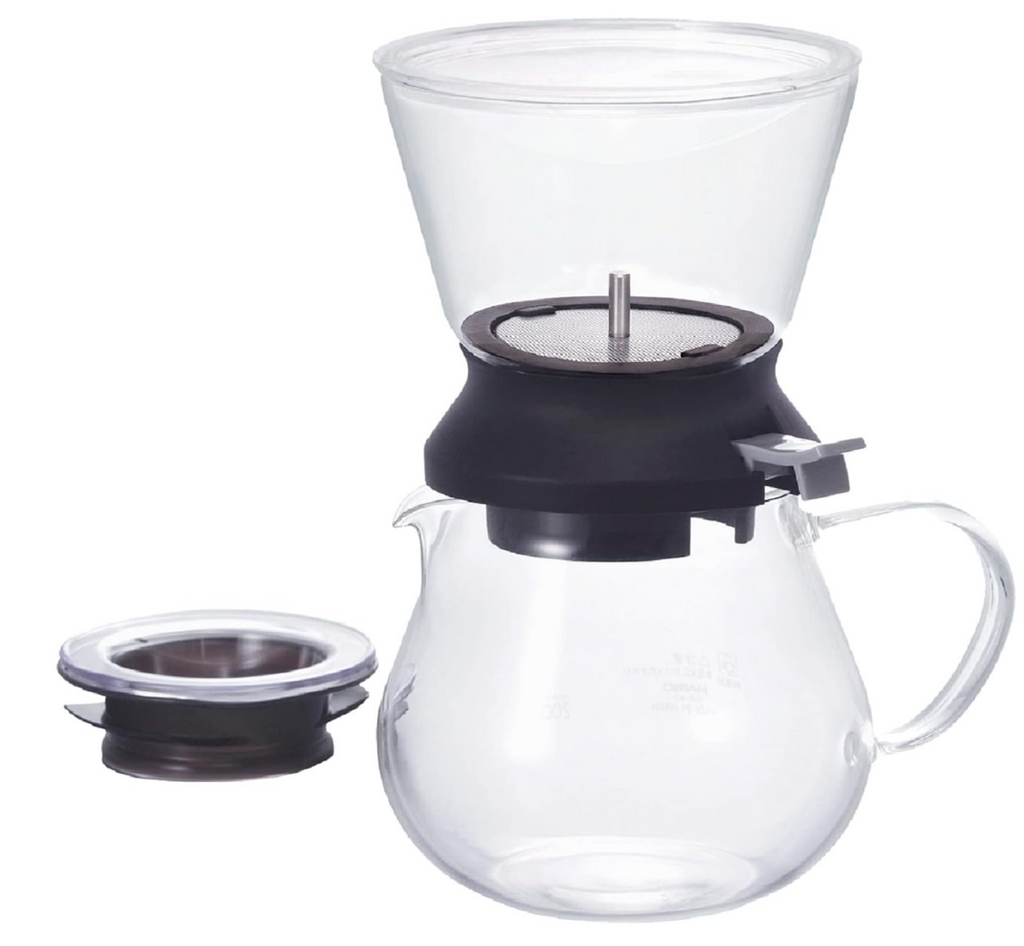 HARIO TDR-5012B Tea Dripper Largo Server Set, Black