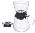 HARIO TDR-5012B Tea Dripper Largo Server Set, Black