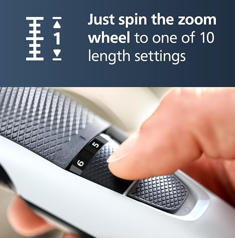 Philips Beardtrimmer 3000 Series, Beard Trimmer with Lift & Trim Technology BT3206/14