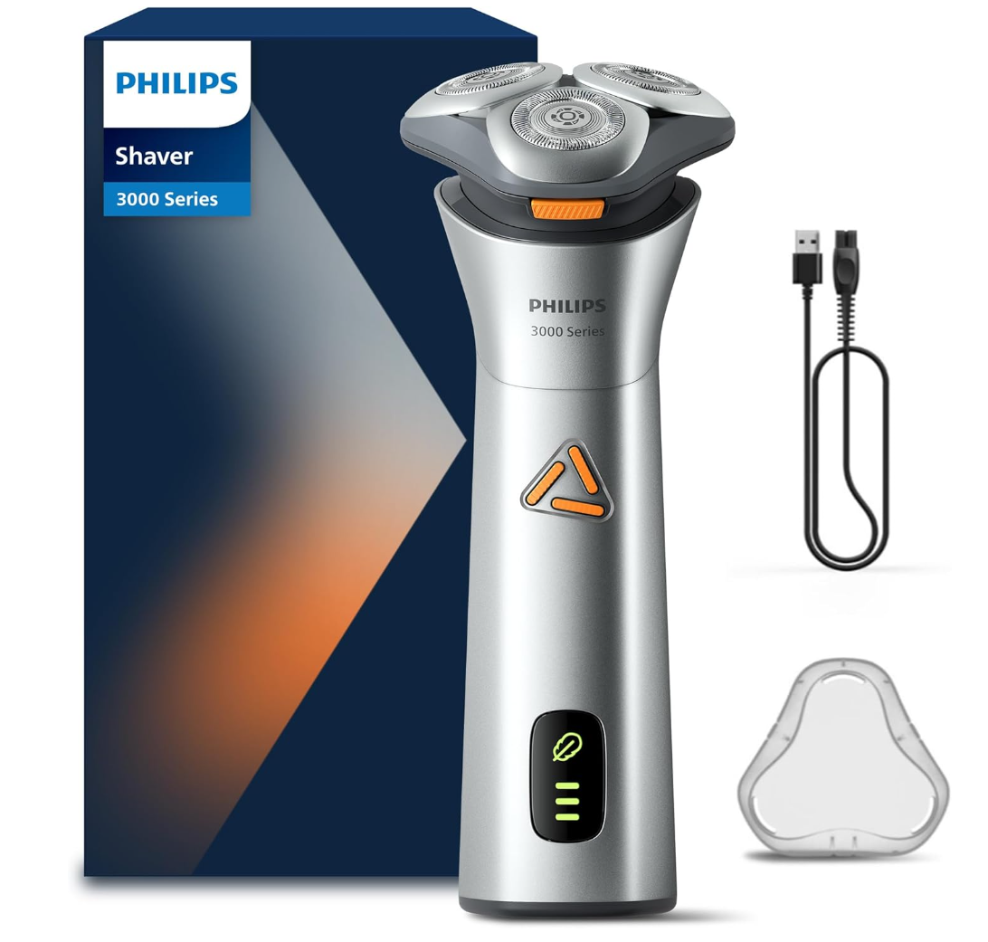 Philips S3882/00 3000 Series Wet & Dry Electric Shaver with Power Cut Blades