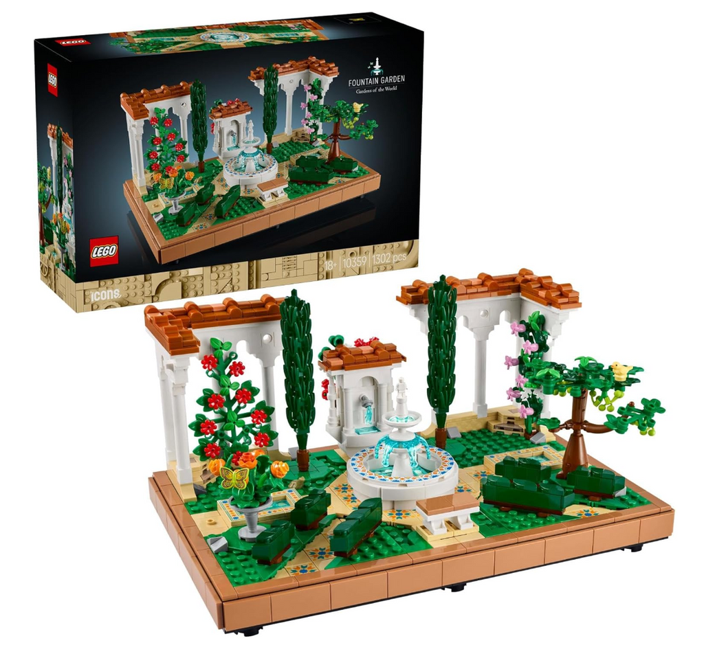 Lego 10359 Icon Fountain Garden Toy