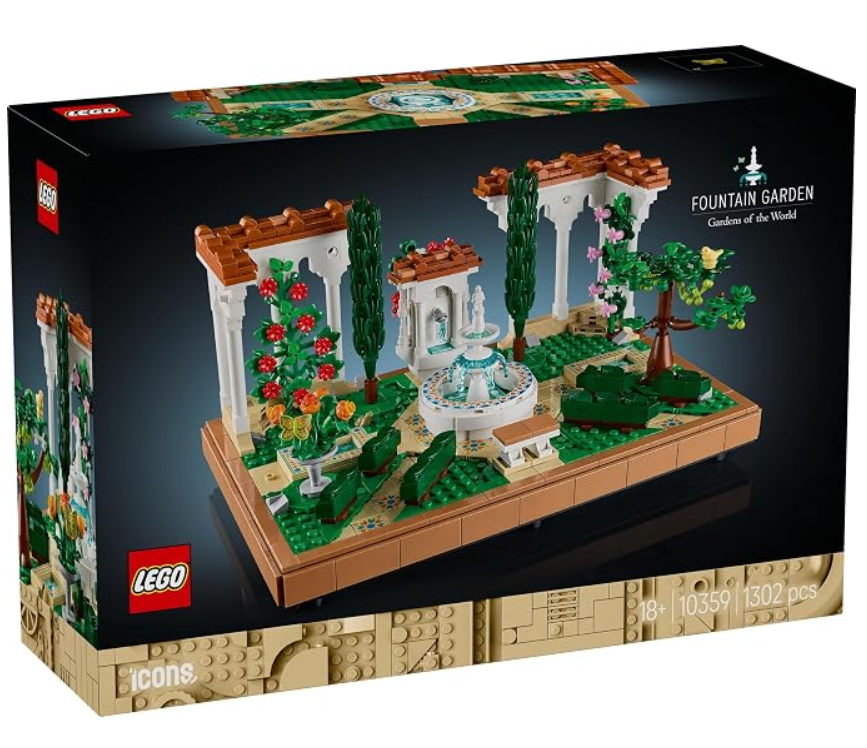 Lego 10359 Icon Fountain Garden Toy