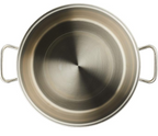 Zebra 171132 Stainless Steel Casserole, 32cm, 18.5L