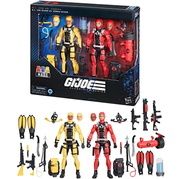 GI Joe Classified Series 169 GI Joe Diver Vs Cobra Diver