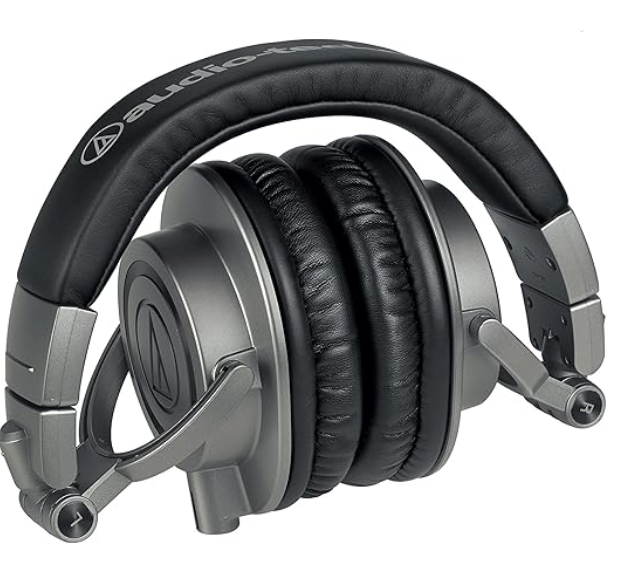 Audio-Technica ATH-M50xGM Professional Monitor Headphones, Gunmetal,One Size Secondary image