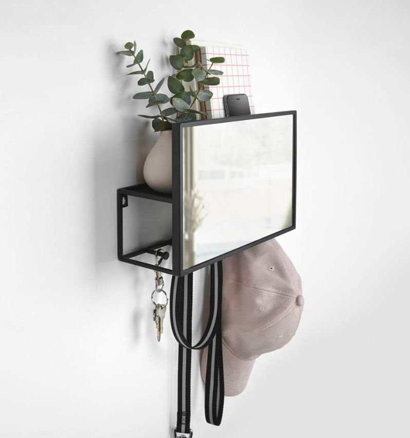 Umbra 1012828-040 Cubiko Wall Mirror and Storage Unit Secondary image
