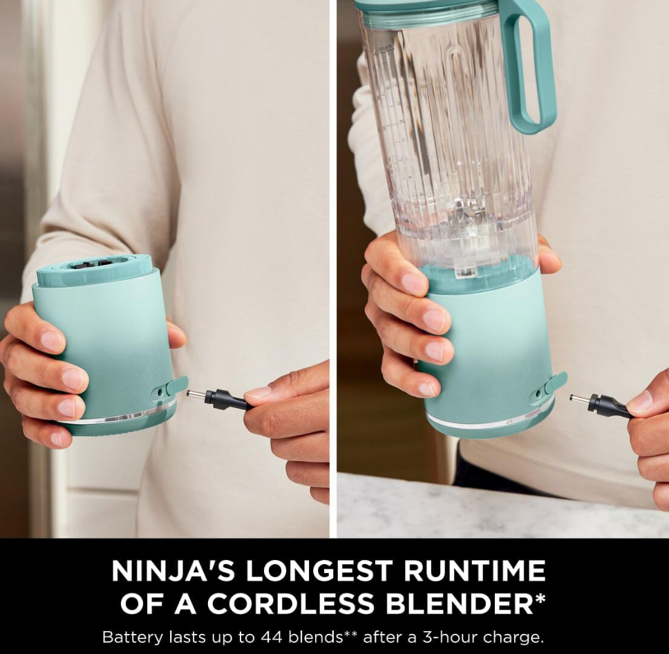 Ninja Blast Max Portable Blender, 650ml, Cool Grey