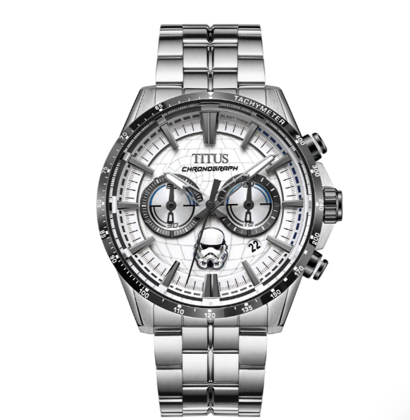 Solvil Et Titus X Star Wars Stormtroop W06-03365-002 Limited Edition Saber Chronograph Quartz Men Watch