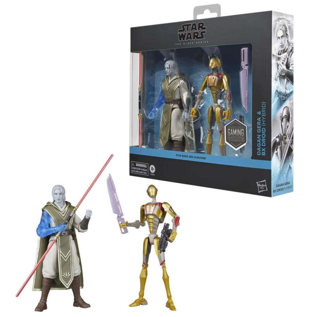 STAR WARS The Black Series Dagan Gera & BX Droid Hybrid, Jedi: Survivor Gaming Greats Collectible 6 Inch Action Figure 2-Pack