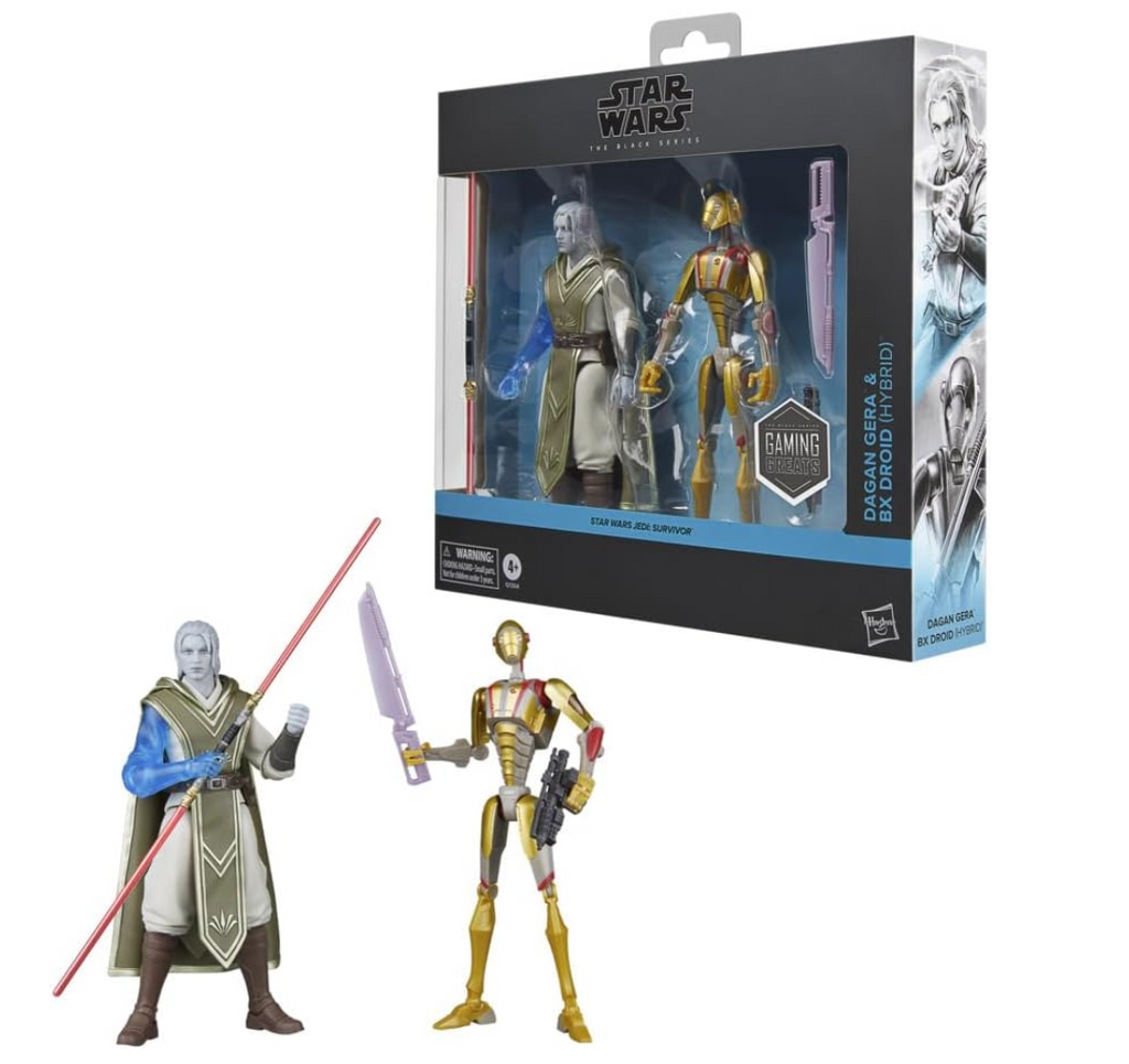 STAR WARS The Black Series Dagan Gera & BX Droid Hybrid, Jedi: Survivor Gaming Greats Collectible 6 Inch Action Figure 2-Pack