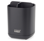 Joseph Joseph Easy-Store - Toothbrush Holder Caddy, Bathroom Storage, Compact, Matt Black