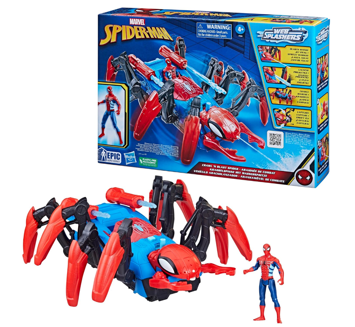 Spider-Man Marvel Epic Hero Series Web Splashers Spider-Man Crawl & Blast Spider