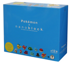 nanoblock NBMPM_01S Mini Pokémon Collection Volume 1, Box of 12 Pieces