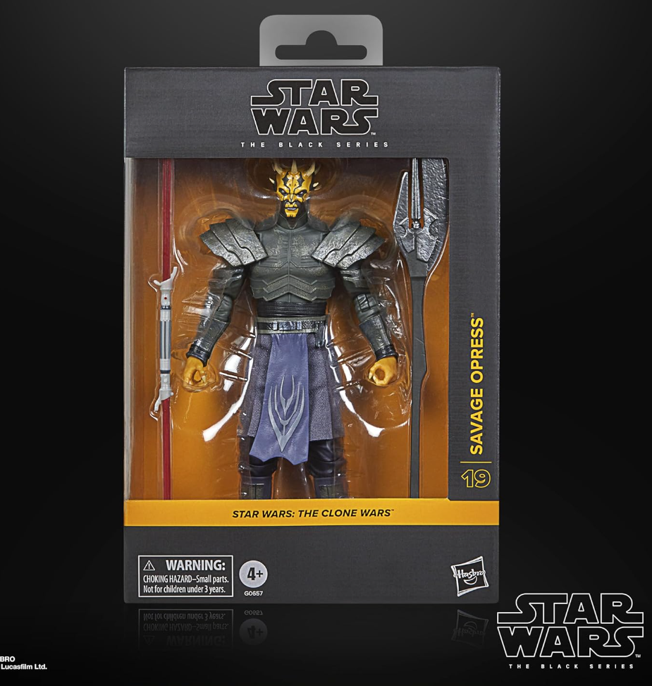 Star Wars The Black Series Savage Opress, The Clone Wars Deluxe Collectible 6 Inch Action Figure