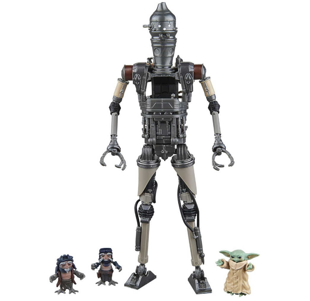 Star Wars The Black Series IG-12 & Grogu, The Mandalorian Deluxe Collectible 6 Inch Action Figure