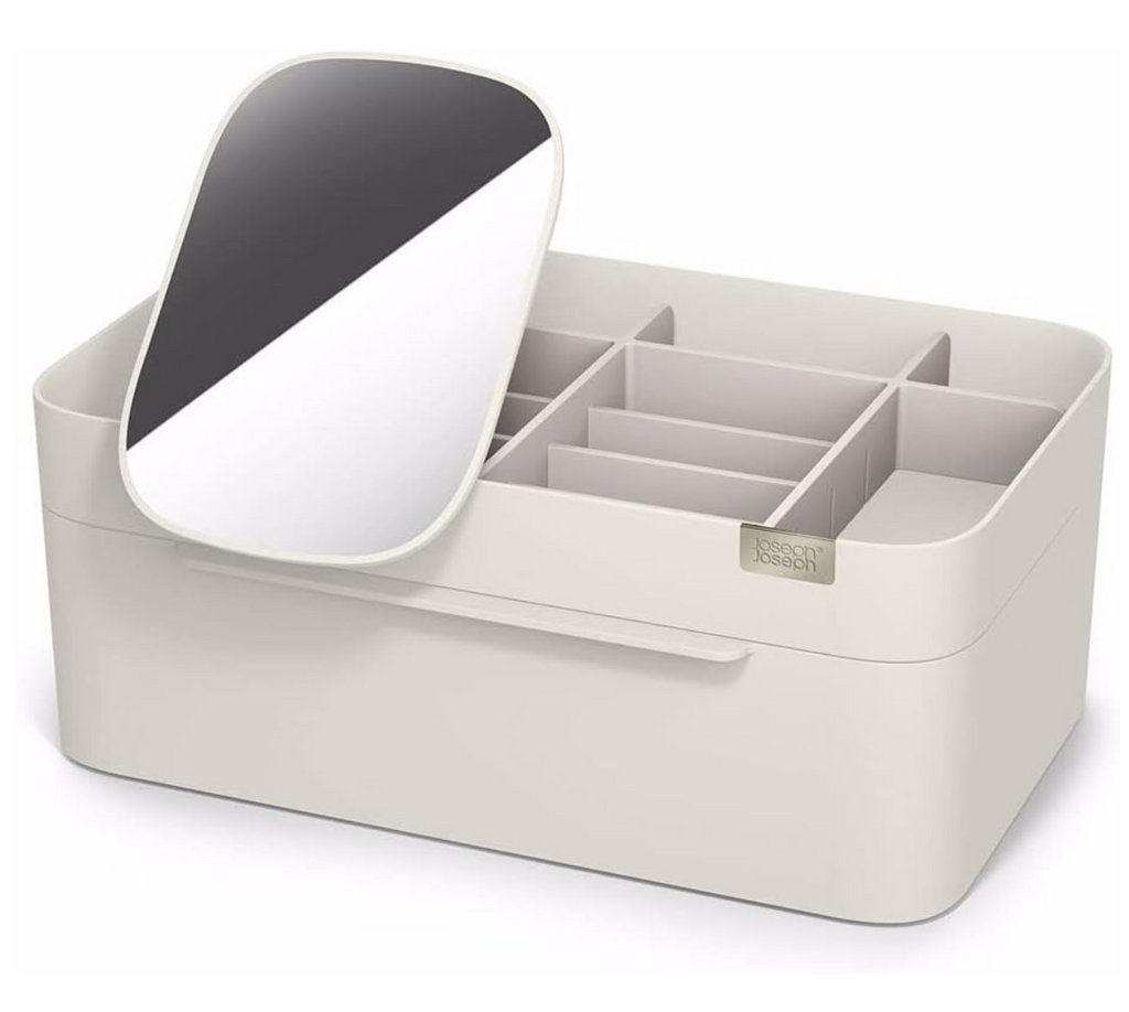 Joseph Joseph Viva Large Cosmetic Organiser w/Removable Mirror - Shell