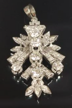 750WG Diamond Pendant 5.4GM