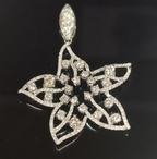 750WG  Diamond Starburst Pendant 5.1GM