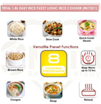 Tefal 1.8L Easy Rice Fuzzy Logic Rice Cooker RK7321