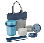 Zojirushi SL-MEE07AB Ms.Bento Stainless Lunch Jar, Aqua Blue
