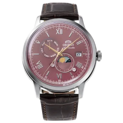 Orient F6B2 UAM0 Bambino Sun And Moon Automatic Watch