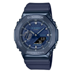 Casio GShock GM2100N2A Watch Blue Dial Navy Blue Resin Strap