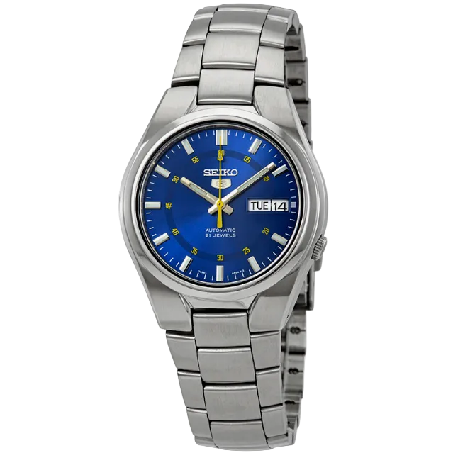 Seiko SNK615K1 Series 5 Automatic Blue Dial Mens Watch