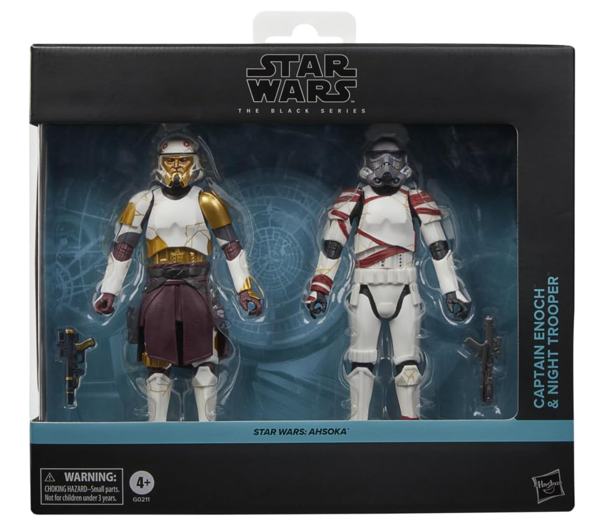 Star Wars The Black Series Captain Enoch & Night Trooper, Star Wars: Ahsoka Collectible 6 Inch Action Figure 2-Pack
