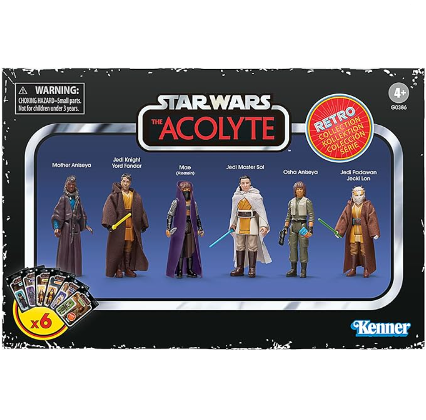 Star Wars Retro Collection Star Wars: The Acolyte Multipack, 3.75 Inch Collectible Action Figure 6-Pack Main image