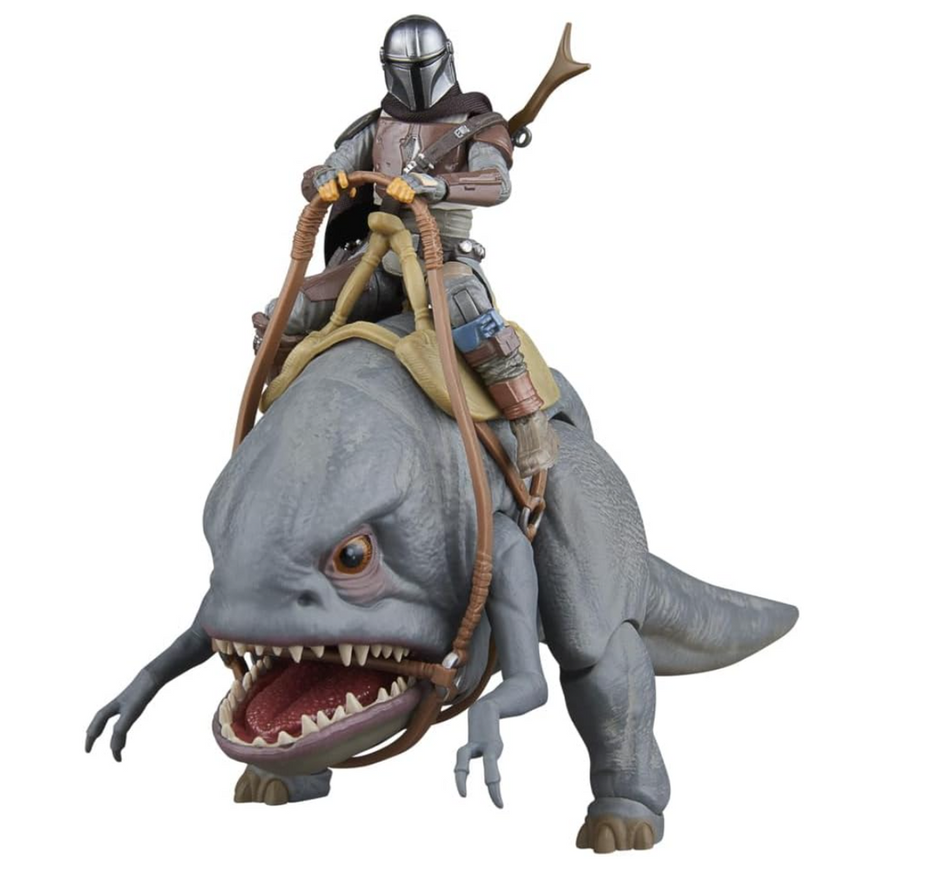 Hasbro Star Wars The Vintage Collection Blurrg & The Mandalorian, Star Wars: The Mandalorian 3.75 Inch Collectible Action Figure 2-Pack