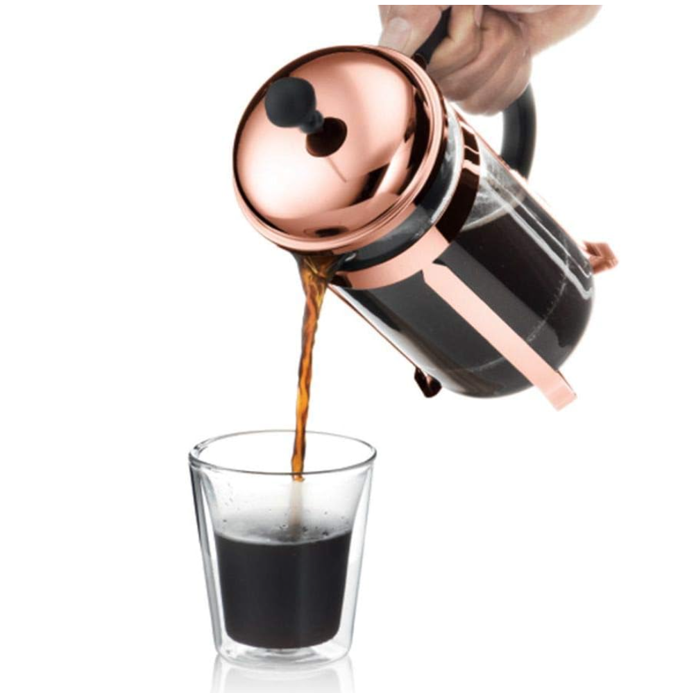BODUM 1928-18 Chambord Stainless Steel French Press Coffee Maker, 8 Cup, 1L