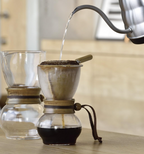 Hario DPW-3 Olive Woodneck Coffee Drip Pot, 480ml