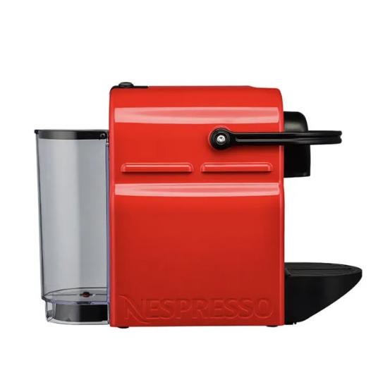 NESPRESSO INISSIA C40/NO CAPSULE COFFEE MACHINE-ELEC/BOX/RED