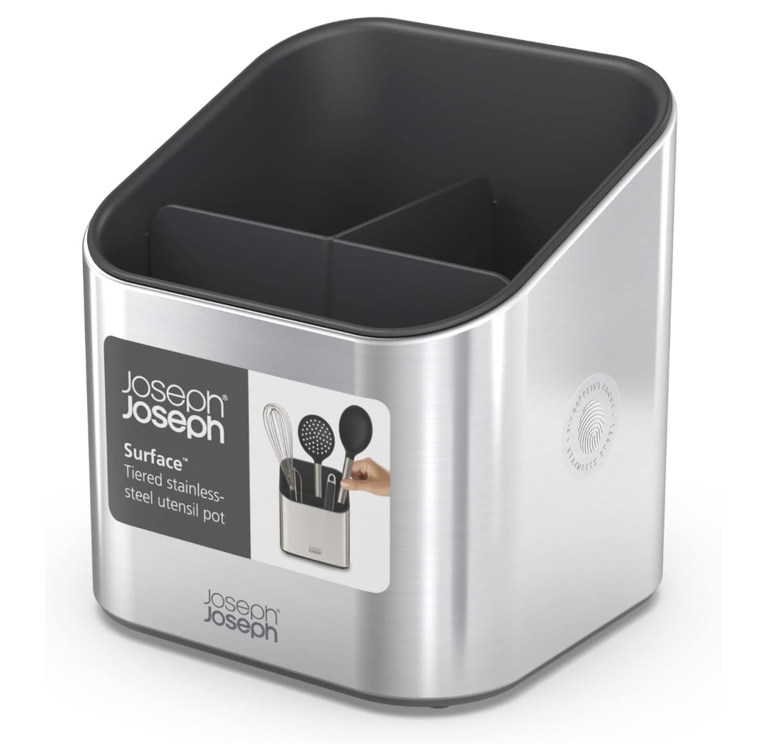 Joseph Joseph Utensil Pot, Stainless Steel, Steel