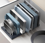 Joseph Joseph DrawerStore Cookware Organiser, Baking Tray Rack, Space Saving Storage for Pans, Lids, Chopping Boards