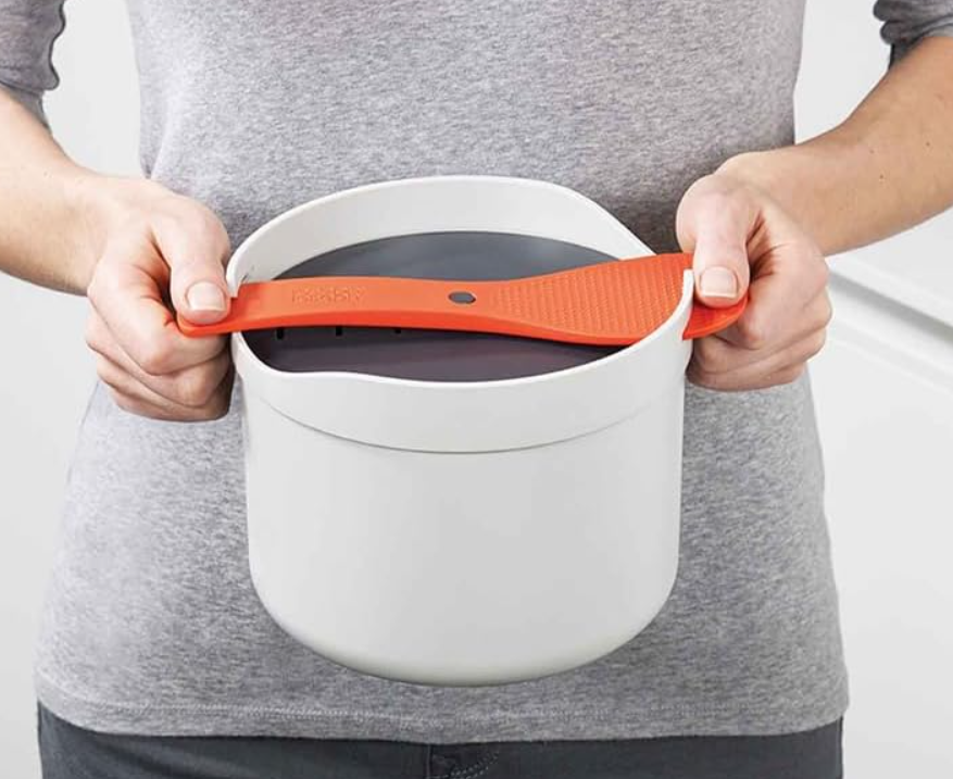 Joseph Joseph M-Cuisine Microwave Rice Cooker, Orange/Beige