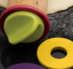 Joseph Joseph 20085 Adjustable Rolling Pin Removable Rings Beech Wood Classic for Baking Dough Pizza Pie Cookies