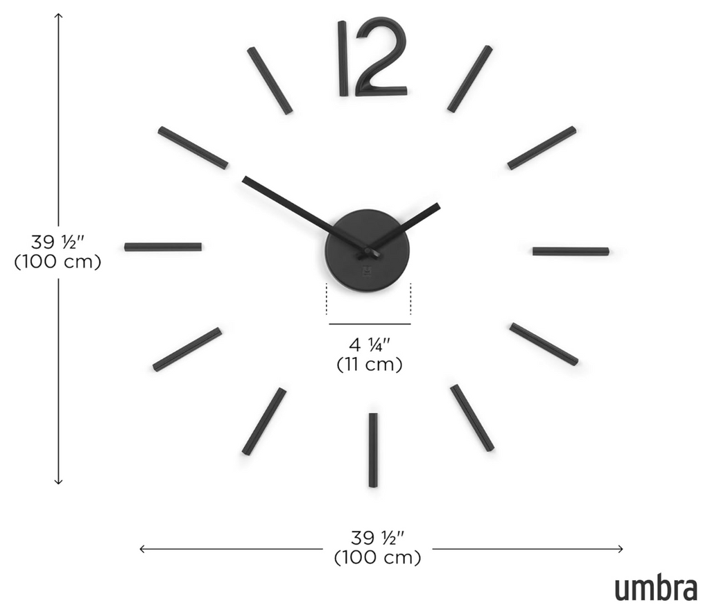 Umbra Blink Modern DIY 3D Wall Clock
