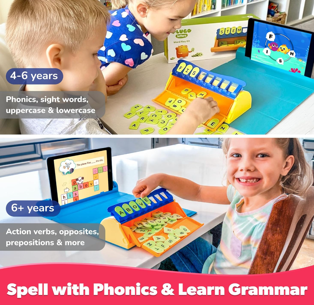 Shifu Play Plugo Letters | With Gamepad - Word Building with Stories & Puzzles
