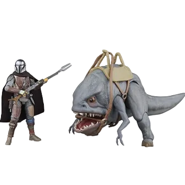 Star Wars The Vintage Collection Blurrg And The Mandalorian 3.75 Inch Action Figure 2Pack