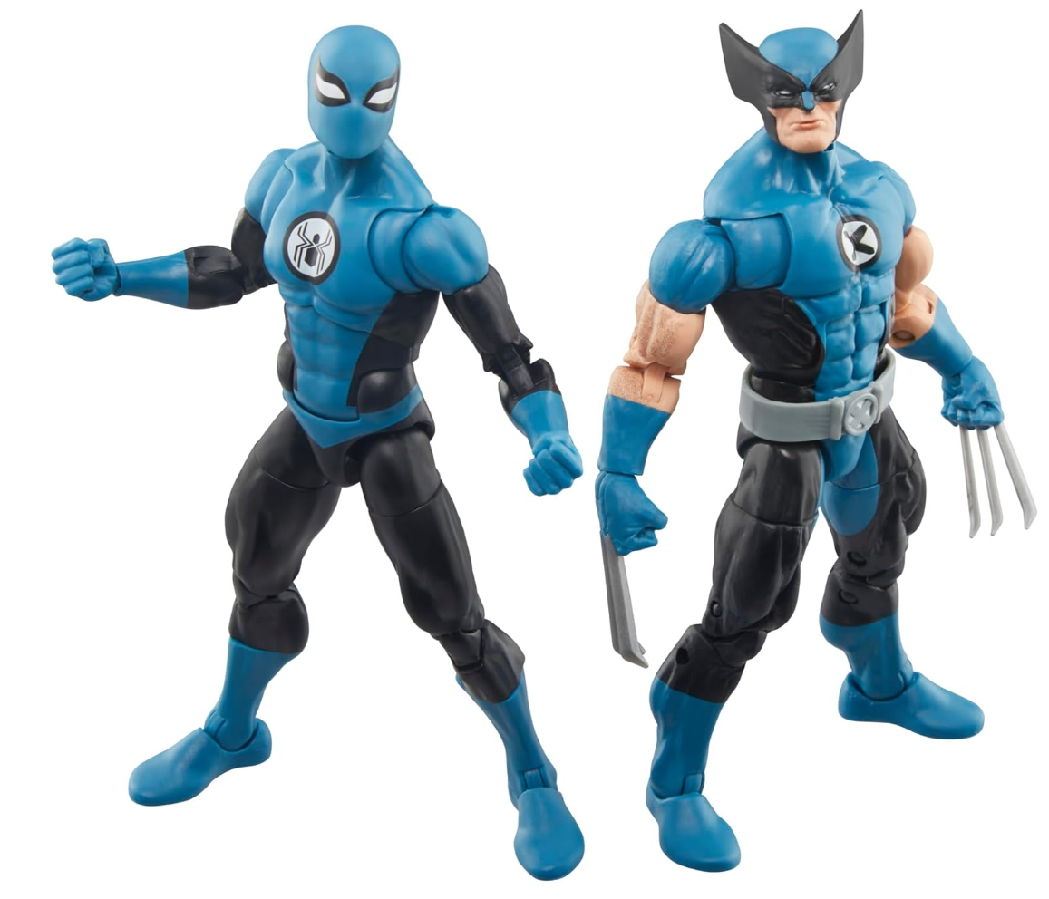 Marvel Legends Series Wolverine and Spider-Man, Fantastic Four Comics Collectible 6-Inch Action Figure 2-Pack