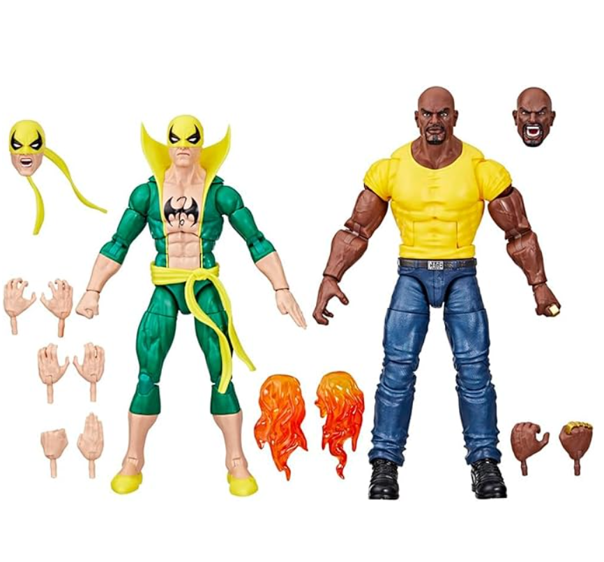 Marvel Legends Series Iron Fist and Luke Cage, 85th Anniversary Comics Collectible 6-Inch Action Figures