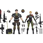 G.I. Joe Classified Series #138, Night Force Vincent R. Falcon Falcone & Quarrel, 6 Inch Action Figures