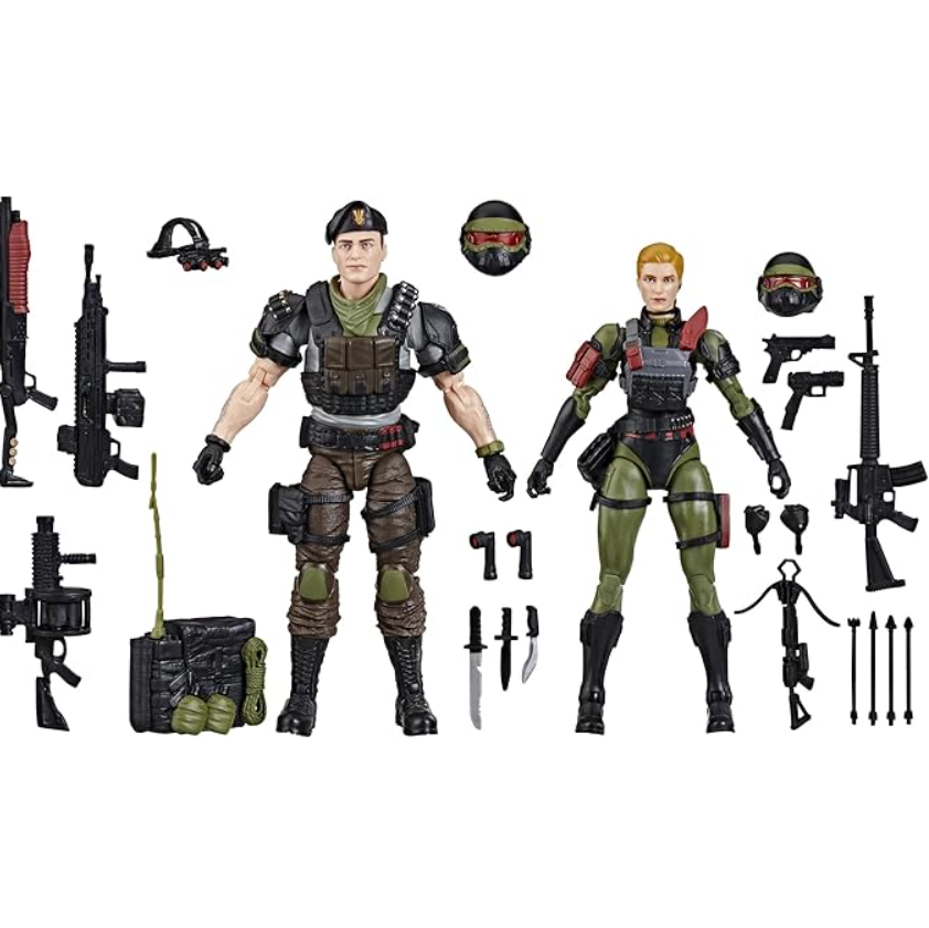 G.I. Joe Classified Series , Night Force Vincent R. Falcon Falcone & Quarrel, 6 Inch Action Figures