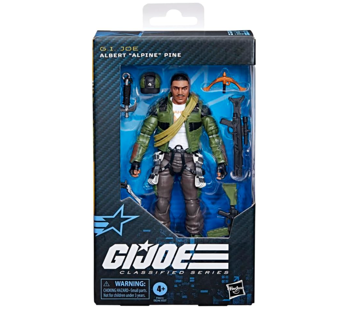 G.I. Joe Classified , ALBERT ALPINE PINE, Collectible 6 Inch Action Figure with 9 Accessories