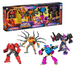 Transformers Legacy United 4-Figure Versus Multipack: Prime Cliffjumper, Beast Wars Tarantulas, G1 Squeezeplay, Cyberverse Tarn, 8+