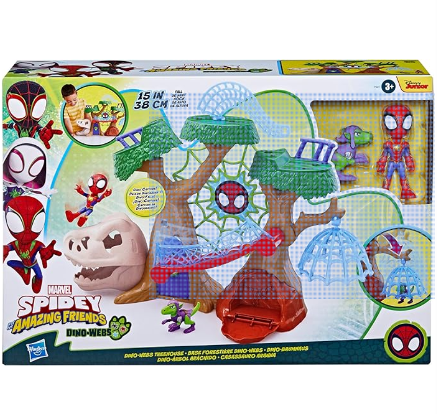 Spidey and HIS Amazing Friends Marvel Dino-Webs Treehouse Super Hero Playset Secondary image