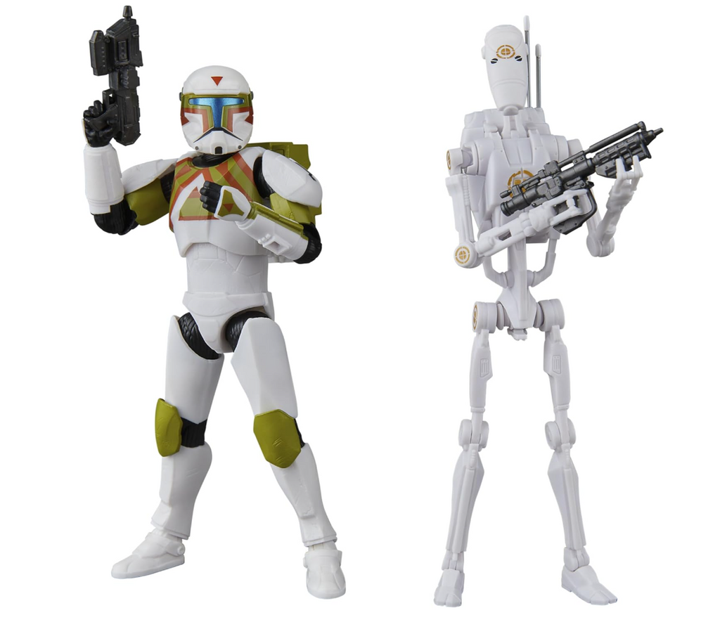 STAR WARS The Black Series Clone Commando Urban Fighter & B1 Battle Droid Training, Battlefront II 6 Inch Action Figures