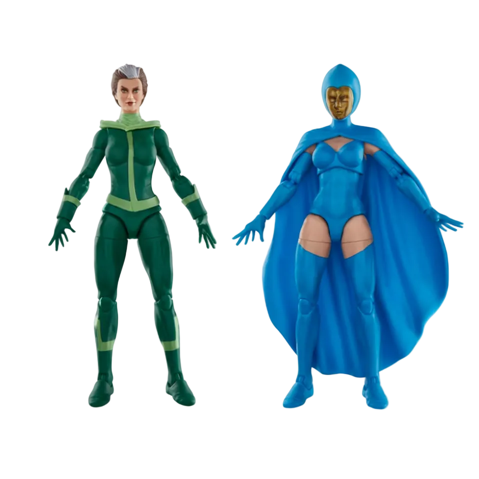 Hasbro Marvel Legends Series Marvel Rogue And Destiny XMen Comics 5.9 inch Action Figure Collection F9098